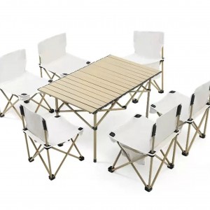 Комплект 1 стол складной+ 4 стулья складные JTS-5015 (ВИ)
