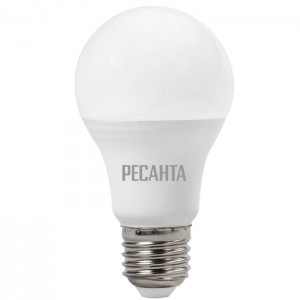 Лампа светодиодная LL-R-A60-13W-230-4К-E27 (груша, 13Вт, нейтр. Е27) Ресанта