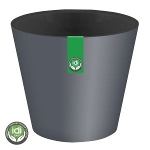 Горшок для цветов "Rosemary" D230мм, 5л с дренажной вставкой (серый)